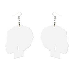 Sublimation Earrings Blank MDF Ear Rings Customized Earrings for Making DIY Craft