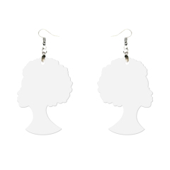 Sublimation Earrings Blank MDF Ear Rings Customized Earrings for Making DIY Craft