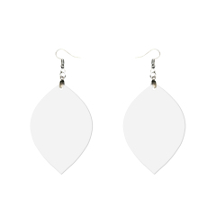 Sublimation Earrings Blank MDF Ear Rings Customized Earrings for Making DIY Craft