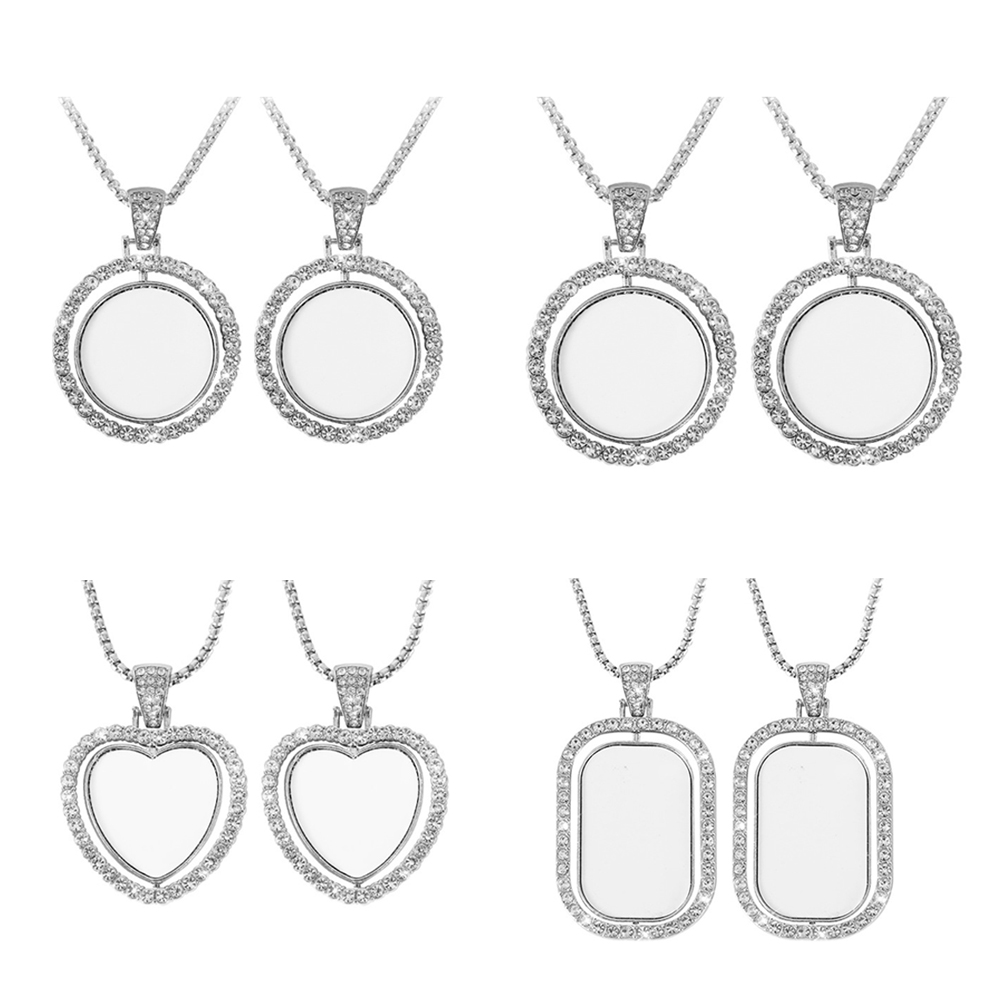 New Arrival Personality Metal Necklace High Quality Custom Necklace Dye Sublimation Blanks Necklace