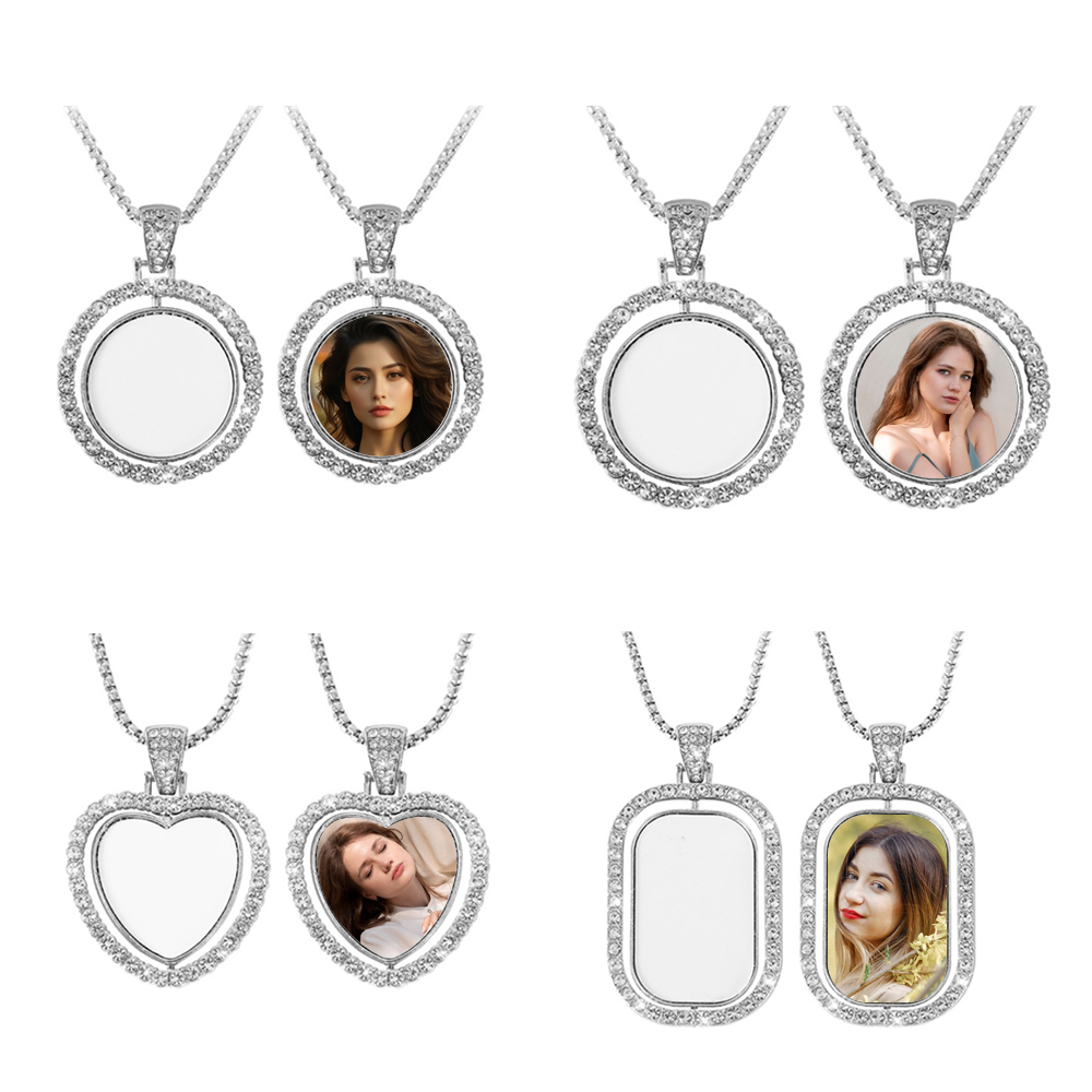 New Arrival Personality Metal Necklace High Quality Custom Necklace Dye Sublimation Blanks Necklace