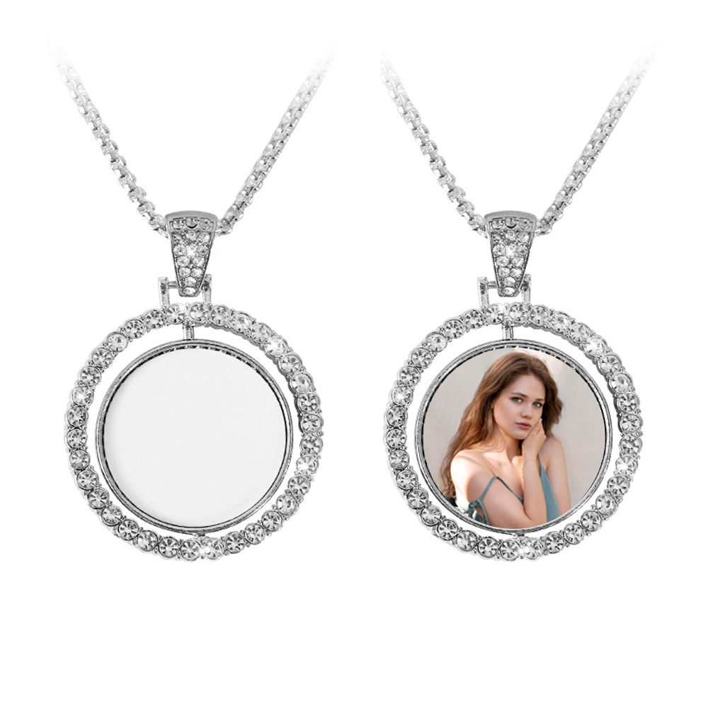 New Arrival Personality Metal Necklace High Quality Custom Necklace Dye Sublimation Blanks Necklace