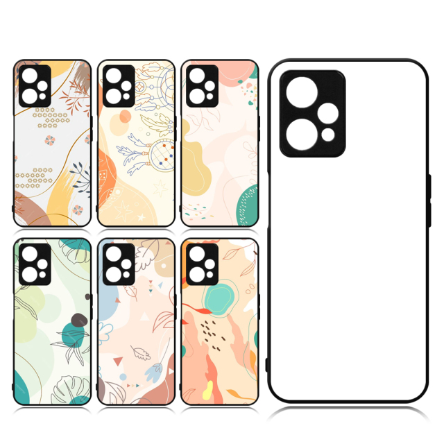 New arrival!!! Sublimation 2D TPU Case Cover for Realme 9 Pro、11、C20/C11 2021、C21、C35 GW Series With Aluminum Insert