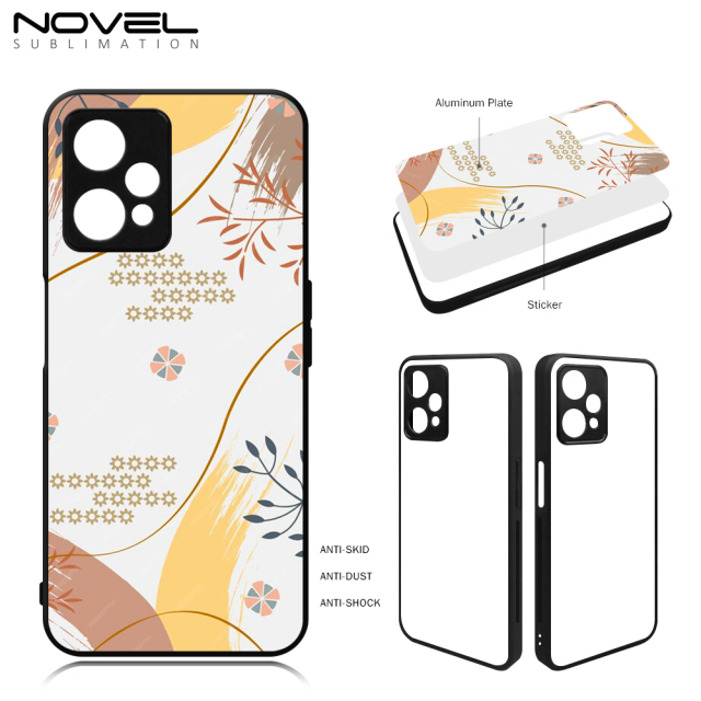 New arrival!!! Sublimation 2D TPU Case Cover for Realme 9 Pro、11、C20/C11 2021、C21、C35 GW Series With Aluminum Insert