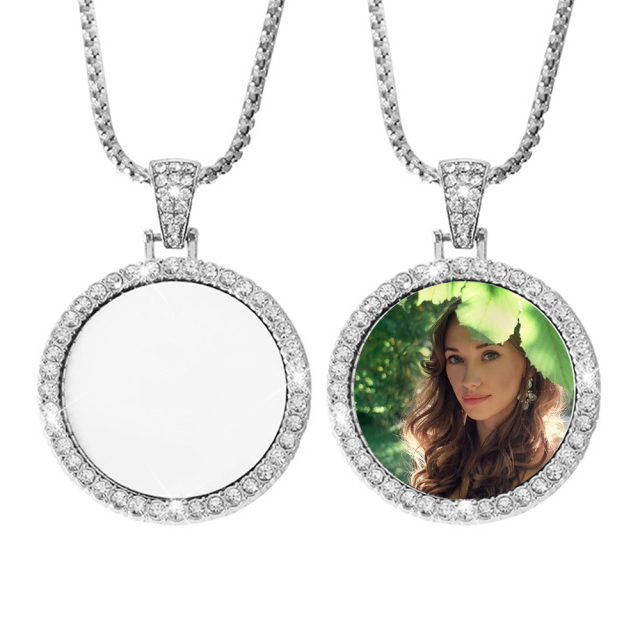 New Arrival Personality Metal Necklace High Quality Custom Necklace Dye Sublimation Blanks Necklace