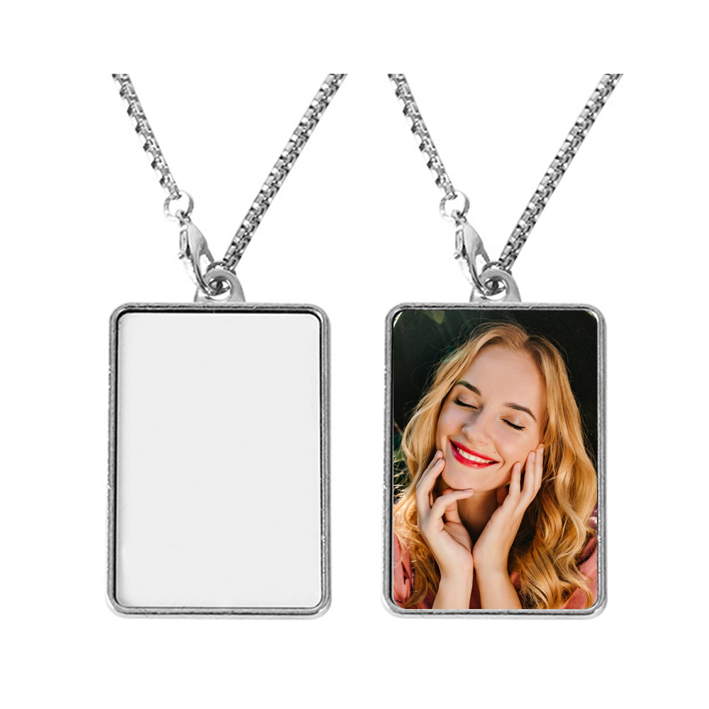 New Arrival Personality Metal Necklace High Quality Custom Necklace Dye Sublimation Blanks Necklace