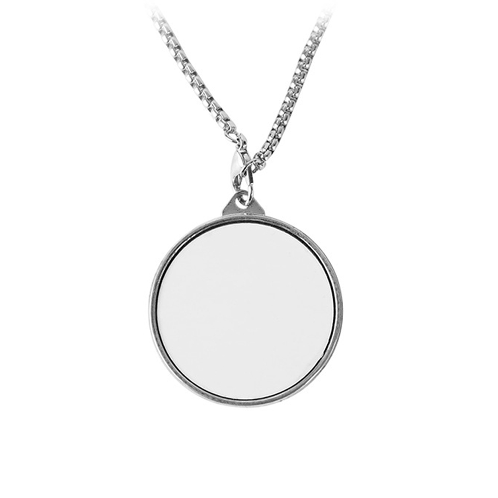 New Arrival Personality Metal Necklace High Quality Custom Necklace Dye Sublimation Blanks Necklace
