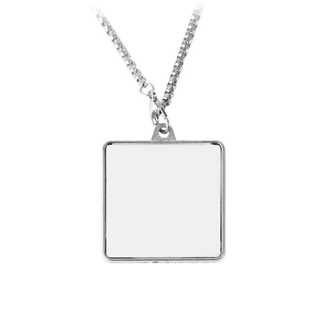 New Arrival Personality Metal Necklace High Quality Custom Necklace Dye Sublimation Blanks Necklace