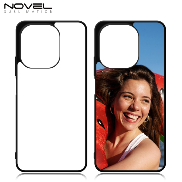 For Redmi Note 13 4G,Redmi Note 13 Pro + DIY Logo Sublimation Blank 2D TPU Phone Case With Aluminum Insert
