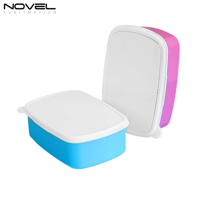 Heat Press Sublimation Blank Plastic Rectangle Lunch Box Picnic Box