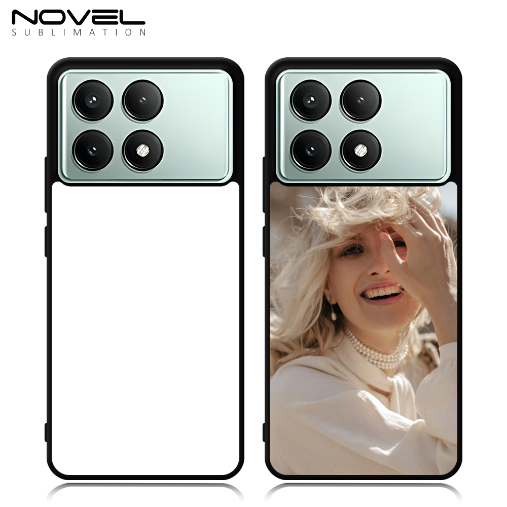 Sublimation Blank 2D TPU Phone Case for Redmi K80,K70,K70E,K60 Series DIY Shell With Aluminum Sheet