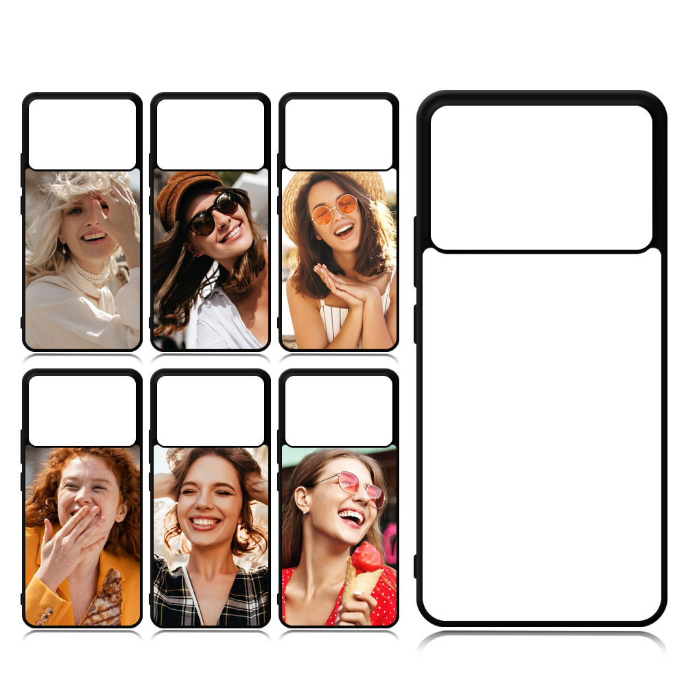 Sublimation Blank 2D TPU Phone Case for Redmi K80,K70,K70E,K60 Series DIY Shell With Aluminum Sheet