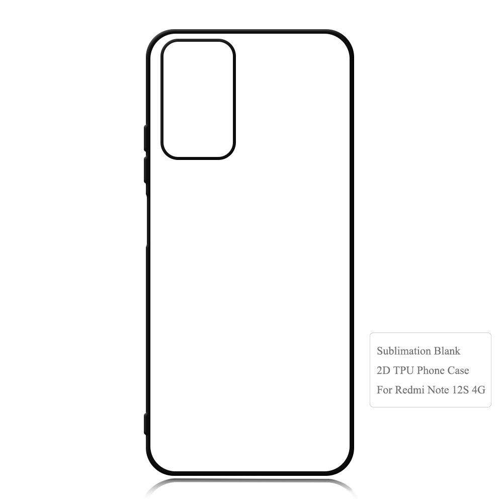 New Arrival Sublimation Blank 2D TPU Phone Case for Redmi Note 13 Pro 4G,Note 12S 4G DIY Shell with Aluminum Sheet