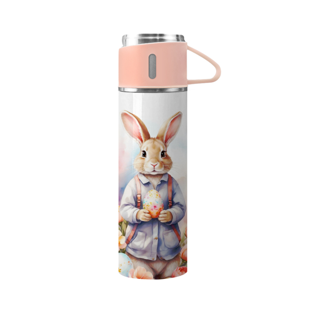 New Arrival 500ml Sublimation Stainless Steel Thermo Bottle with 3 Lids Gym & Bottles for Men, Women & Kids