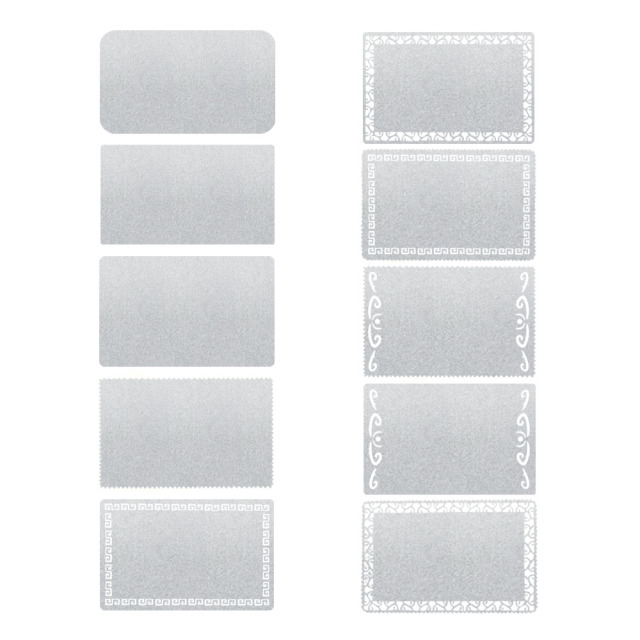 Blank Metal Business Card Printable Name Cards Customize for Promotion Gift Card Desk Business Card Number Tag Metal Cards