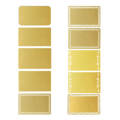 Blank Metal Business Card Printable Name Cards Customize for Promotion Gift Card Desk Business Card Number Tag Metal Cards