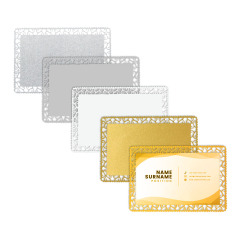 Blank Metal Business Card Printable Name Cards Customize for Promotion Gift Card Desk Business Card Number Tag Metal Cards