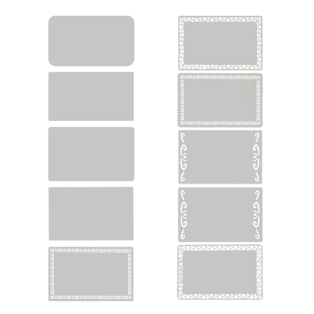 Blank Metal Business Card Printable Name Cards Customize for Promotion Gift Card Desk Business Card Number Tag Metal Cards