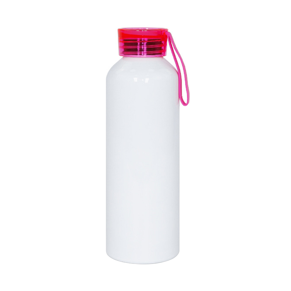 New Arrival 750ml Sublimation Colorful Silicone Handle Aluminum Kettle