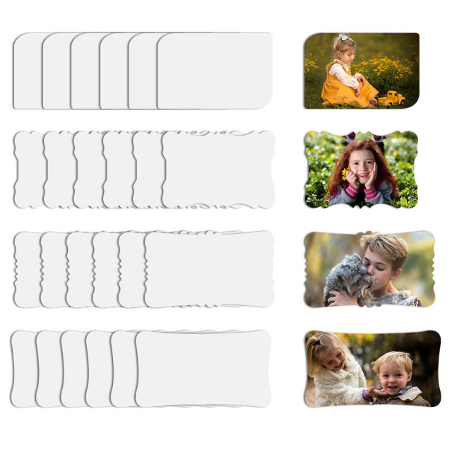 New Arrival Sublimation Blanks Aluminum Photo Frame Home Table Decoration