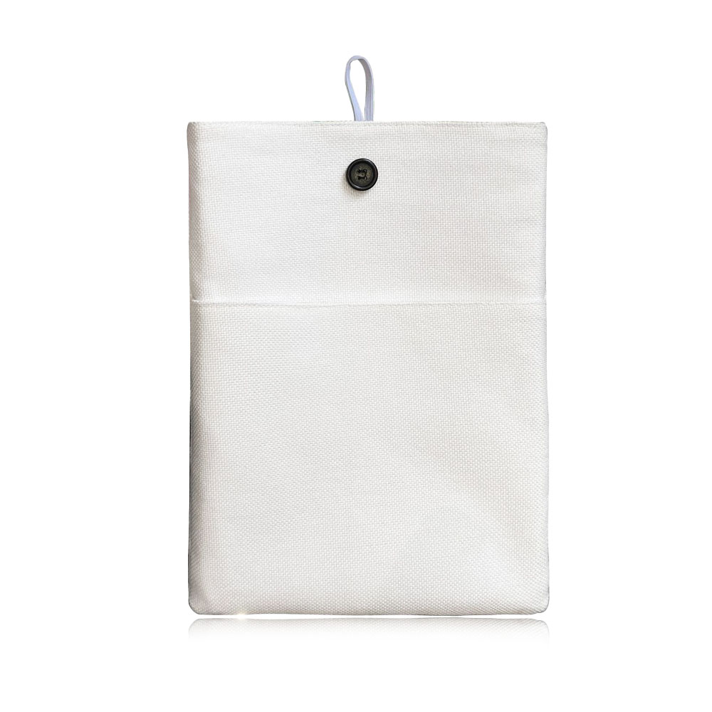 Sublimation Blank Cotton Linen Book Bags Book Protector Reusable Washable Book Cover