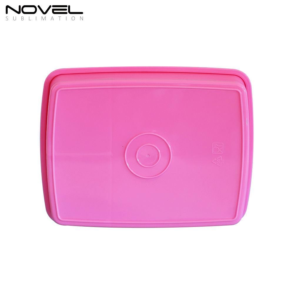 Blank Sublimation Plastic Rectangle Lunch Box Picinc Box