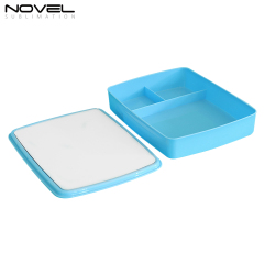 Blank Sublimation Plastic Rectangle Lunch Box Picinc Box