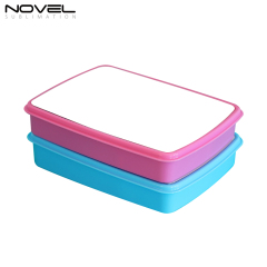 Blank Sublimation Plastic Rectangle Lunch Box Picinc Box