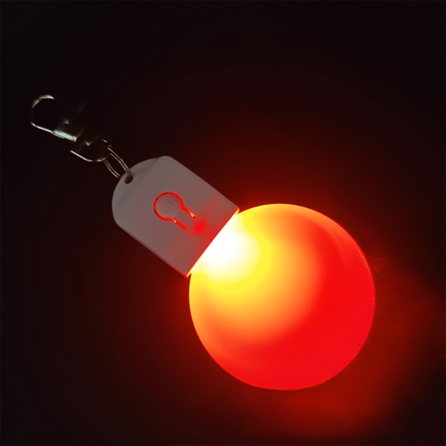 New Arrival Sublimation Transparent Acrylic LED Light Single Sided Print Keyring DIY Keychain