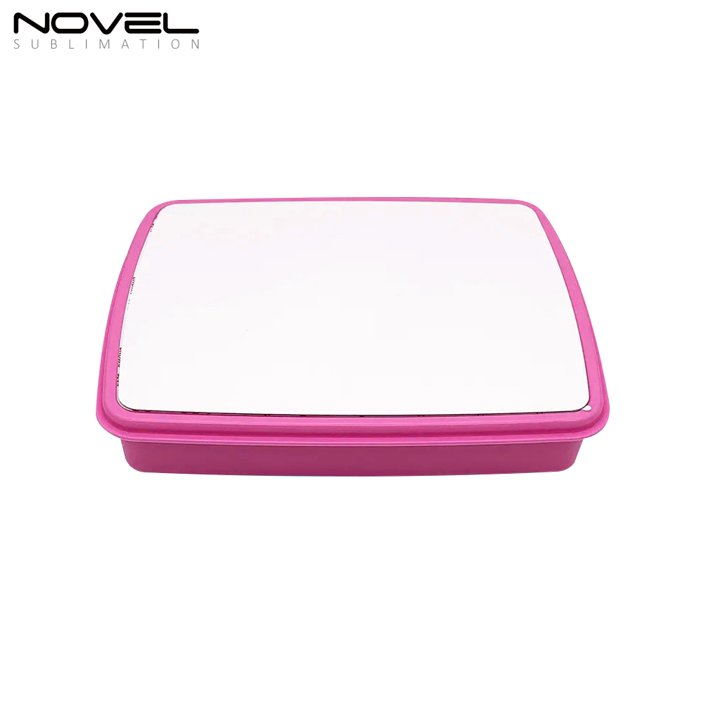Blank Sublimation Plastic Rectangle Lunch Box Picinc Box