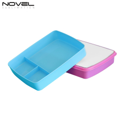 Blank Sublimation Plastic Rectangle Lunch Box Picinc Box