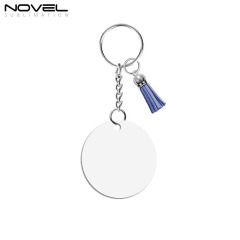 Sublimation MDF Keychains with Tassel MDF Key Ring 6 Shapes Sublimation Blank Keychain 30pcs/set
