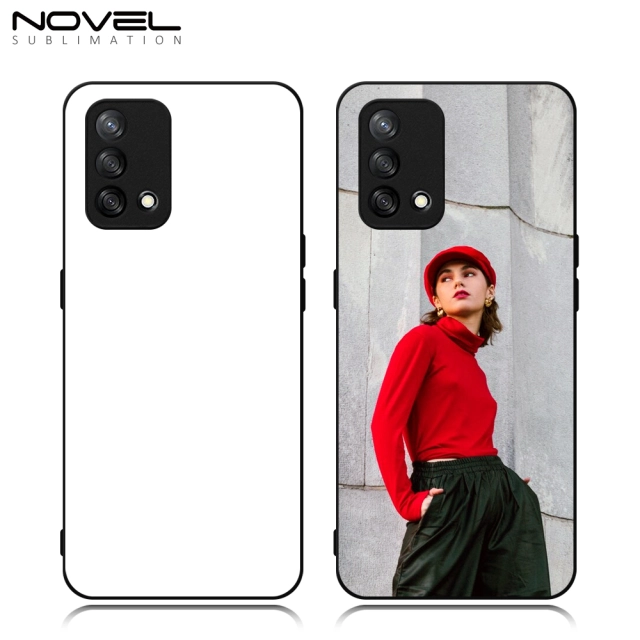 Smooth Sides!!! For Oppo A74 4G/F19,A58 /A57 4G/A57e 4G/A57S 4G/A77 4G Sublimation 2D TPU Case Cover With Aluminum Insert