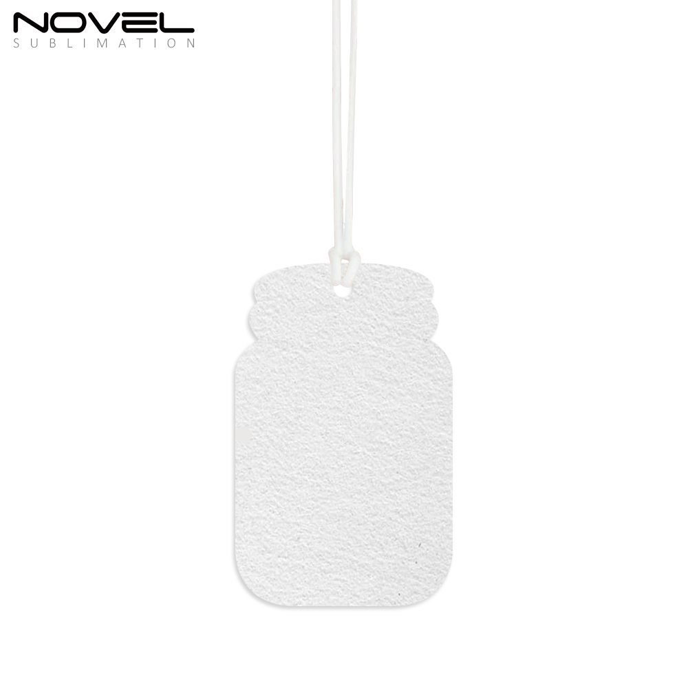 Sublimation Felt Car Fragrance Tablets 9 Kinds Available Custom Car Decoration Air Freshener Sheets