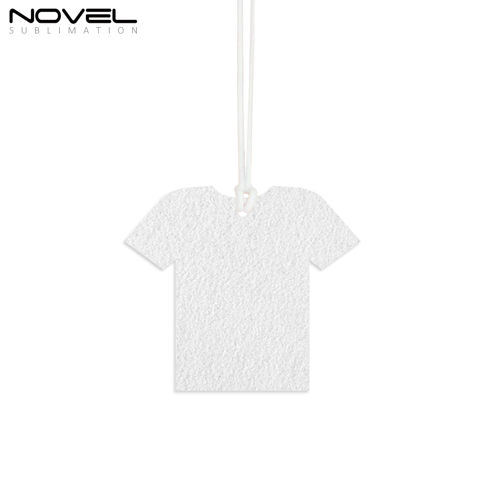 Sublimation Felt Car Fragrance Tablets 9 Kinds Available Custom Car Decoration Air Freshener Sheets