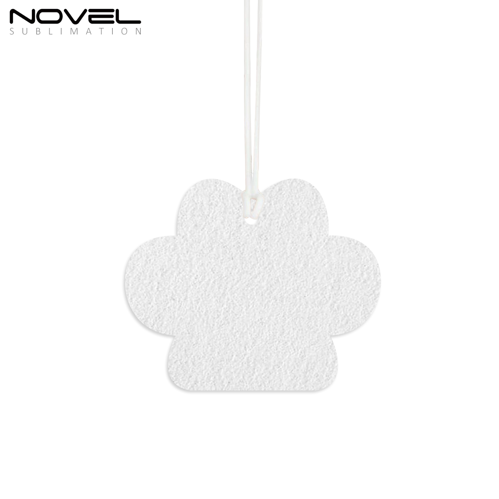 Sublimation Felt Car Fragrance Tablets 9 Kinds Available Custom Car Decoration Air Freshener Sheets