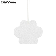 Sublimation Felt Car Fragrance Tablets 9 Kinds Available Custom Car Decoration Air Freshener Sheets