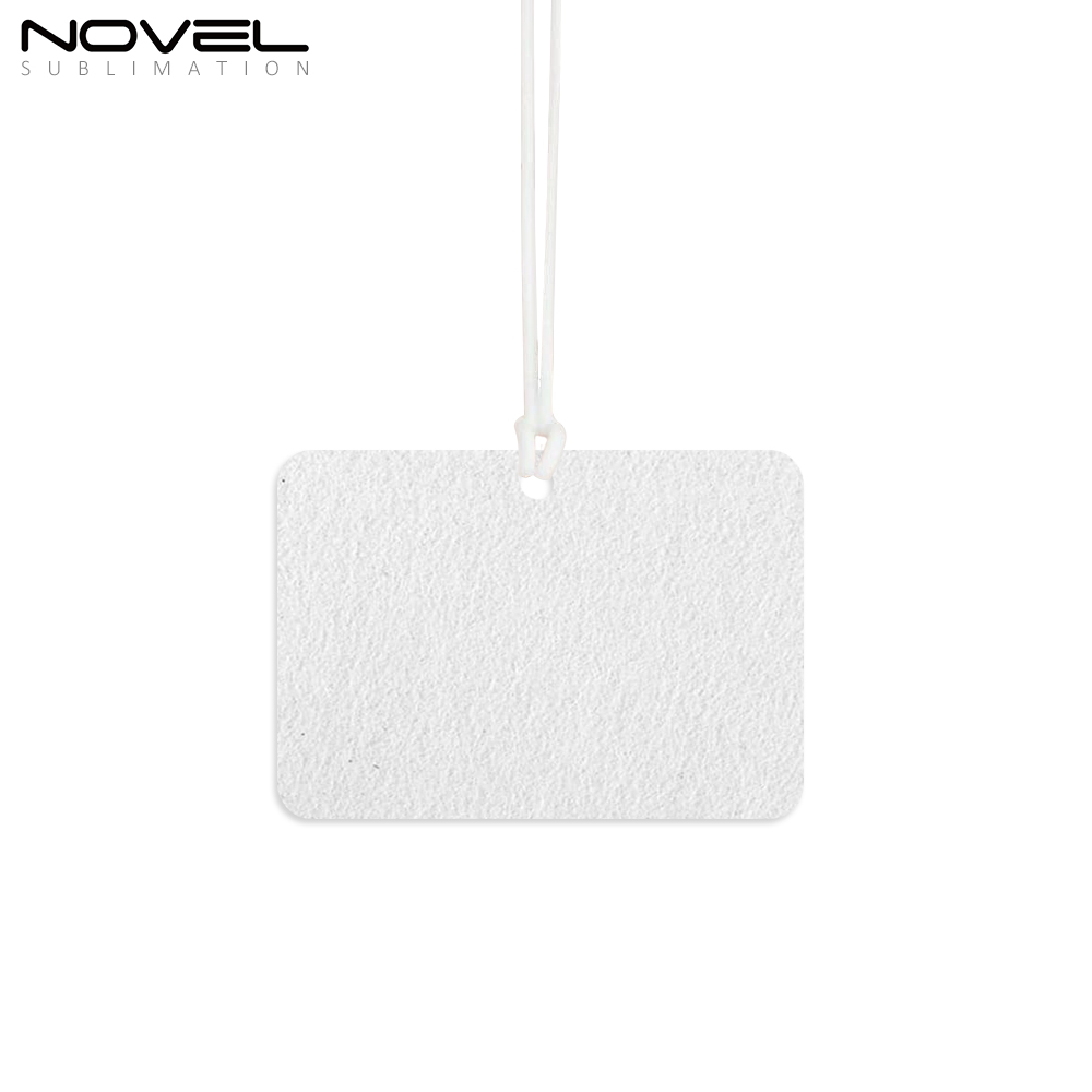 Sublimation Felt Car Fragrance Tablets 9 Kinds Available Custom Car Decoration Air Freshener Sheets