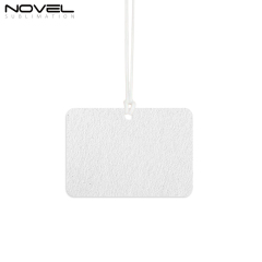 Sublimation Felt Car Fragrance Tablets 9 Kinds Available Custom Car Decoration Air Freshener Sheets