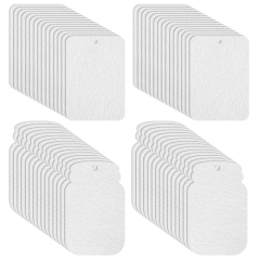 Sublimation Felt Car Fragrance Tablets 9 Kinds Available Custom Car Decoration Air Freshener Sheets