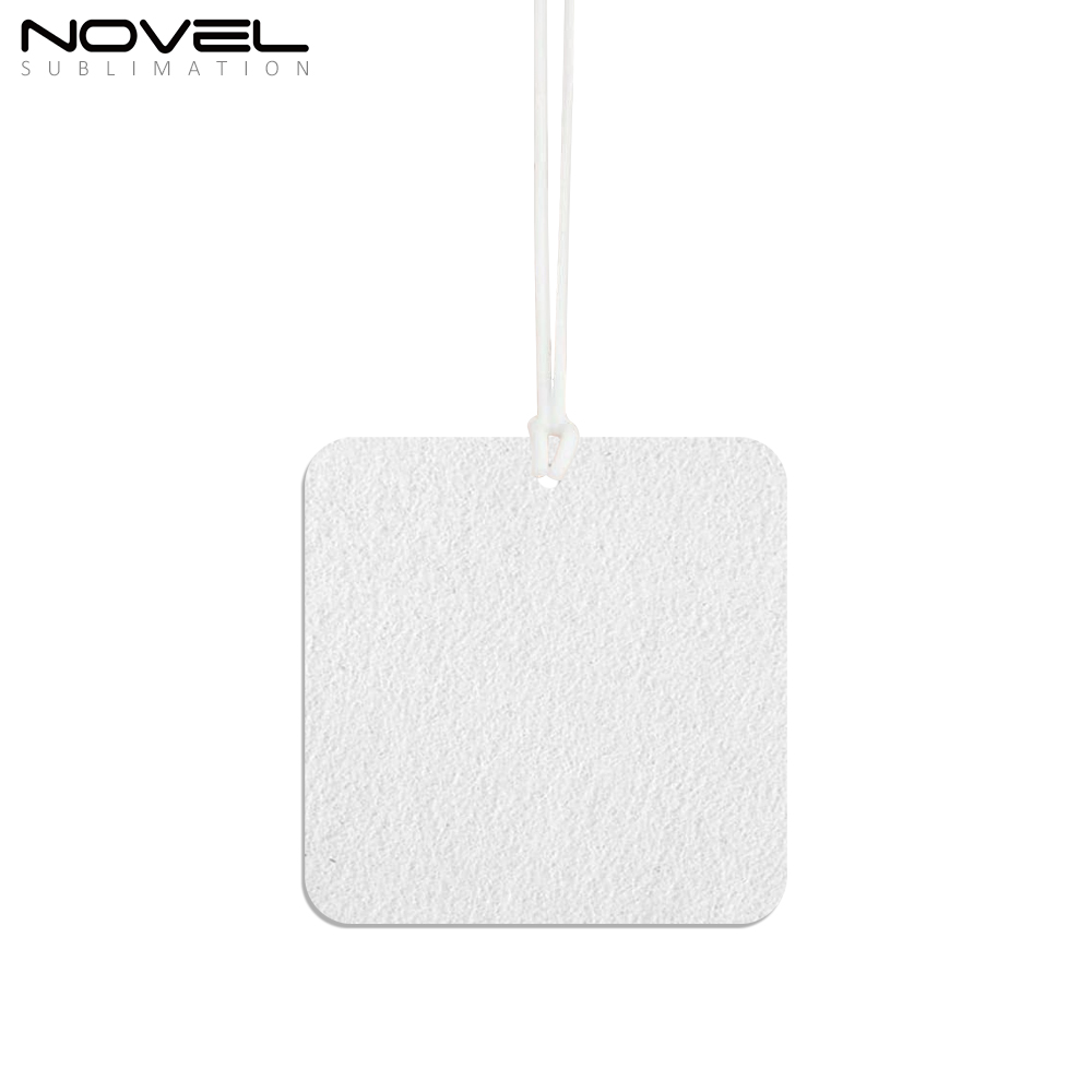 Sublimation Felt Car Fragrance Tablets 9 Kinds Available Custom Car Decoration Air Freshener Sheets