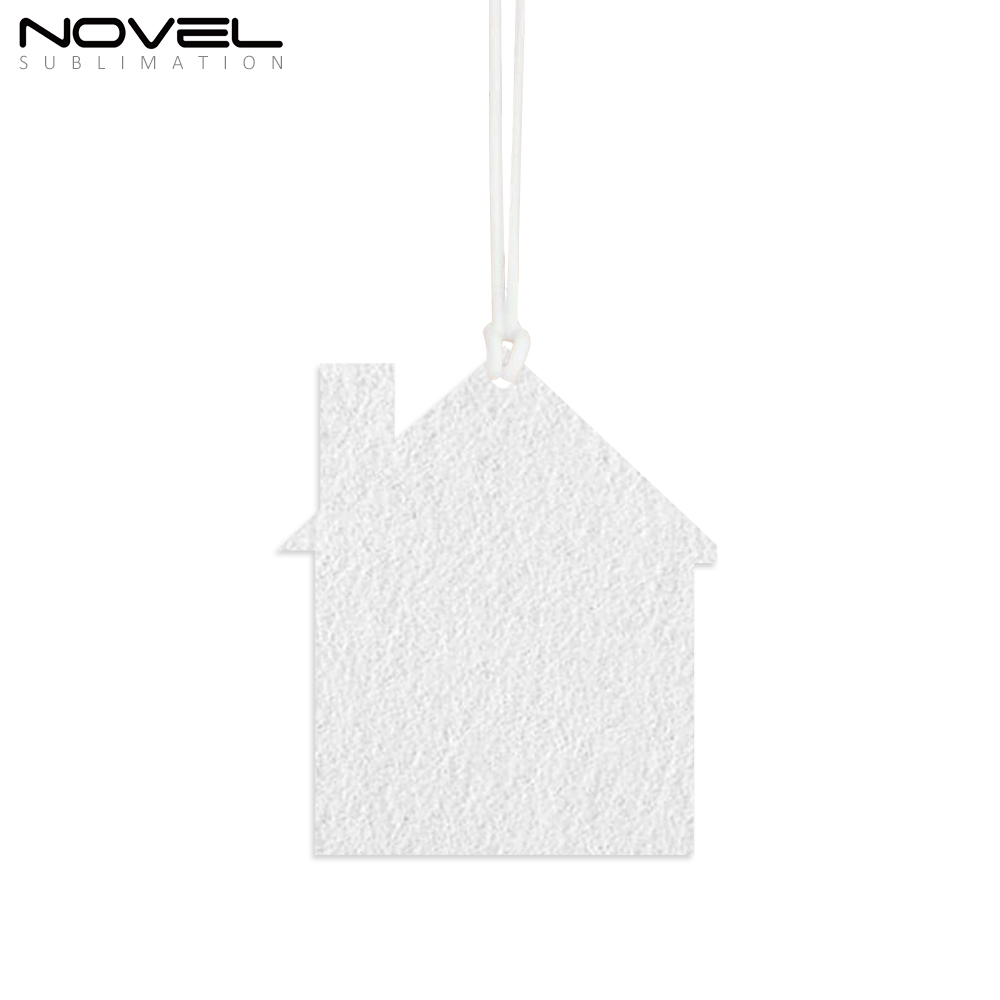 Sublimation Felt Car Fragrance Tablets 9 Kinds Available Custom Car Decoration Air Freshener Sheets