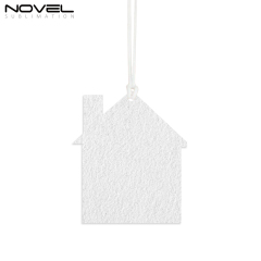 Sublimation Felt Car Fragrance Tablets 9 Kinds Available Custom Car Decoration Air Freshener Sheets