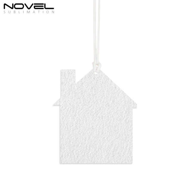 Sublimation Felt Car Fragrance Tablets 9 Kinds Available Custom Car Decoration Air Freshener Sheets