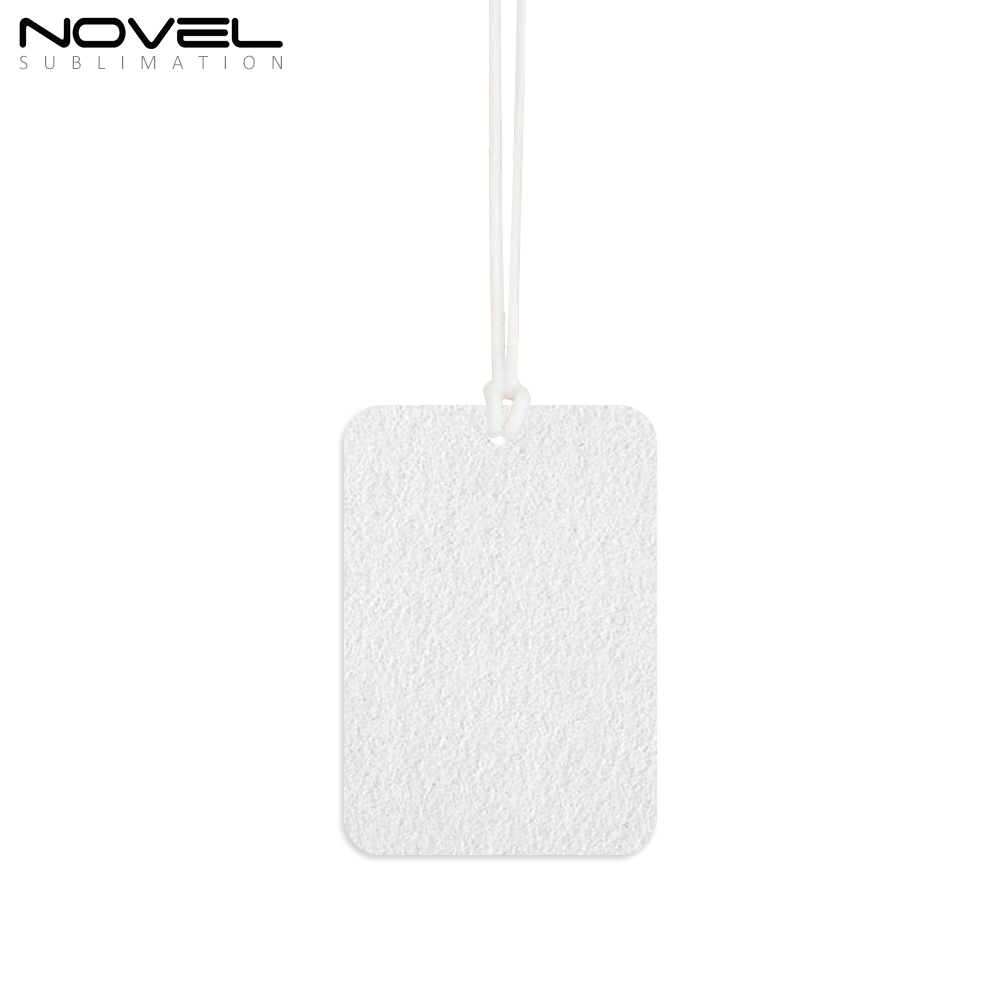 Sublimation Felt Car Fragrance Tablets 9 Kinds Available Custom Car Decoration Air Freshener Sheets