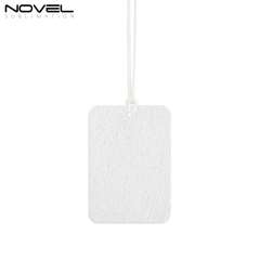 Sublimation Felt Car Fragrance Tablets 9 Kinds Available Custom Car Decoration Air Freshener Sheets