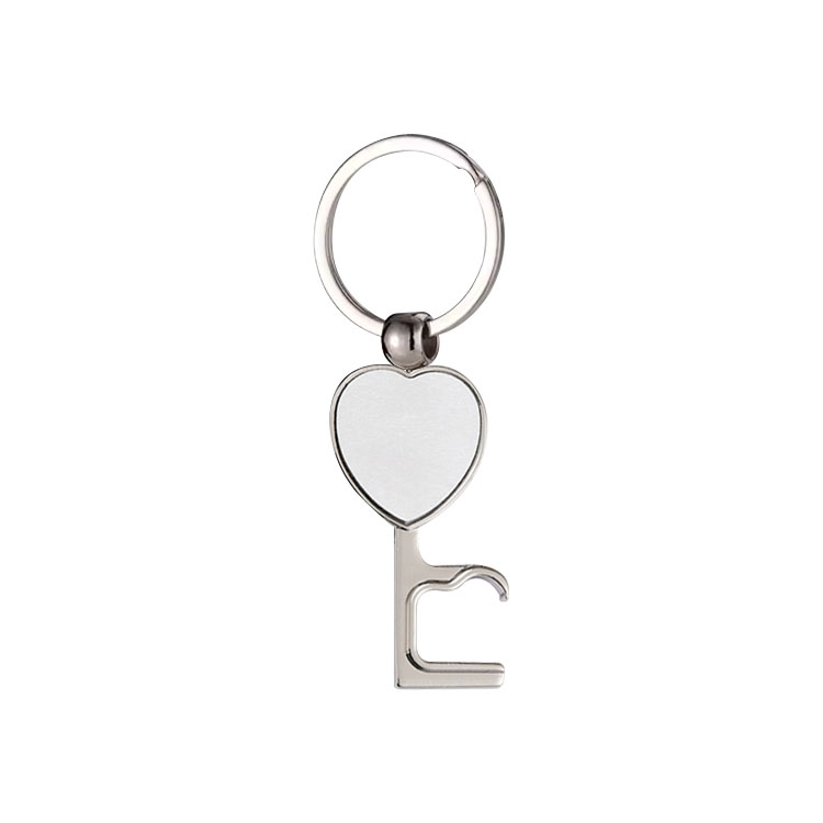 New Arrival Personalized Sublimation Blank Bottle Opener Keychain Beer Opener Metal Keyring