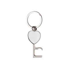 New Arrival Personalized Sublimation Blank Bottle Opener Keychain Beer Opener Metal Keyring