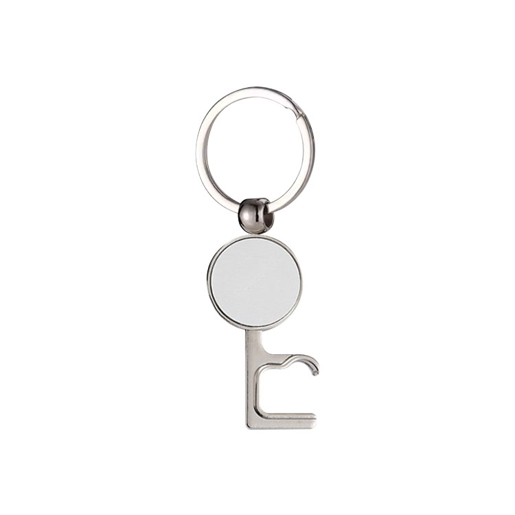 New Arrival Personalized Sublimation Blank Bottle Opener Keychain Beer Opener Metal Keyring