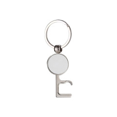 New Arrival Personalized Sublimation Blank Bottle Opener Keychain Beer Opener Metal Keyring